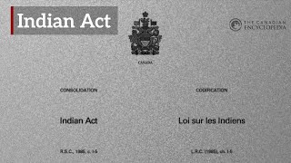 The Indian Act A Summary [upl. by Olivette829]