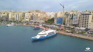 Malta  Gzira  Sliema  Valletta  Manoel Island 10112017 [upl. by Herbie]