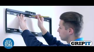 Gripit Blue  Fixing TVs to Plasterboard [upl. by Christensen471]