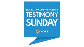 Hope Online  Sunday 28th July  Testimony Sunday [upl. by Anneg]