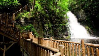 Exploring Bushkill Falls  Pocono Mountains Pennsylvania [upl. by Johnsson]