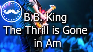 BB King Style Slow Blues Backing Track Jam in Am  VB006 [upl. by Bendicty]