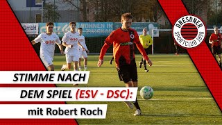 ESV Lok Zwickau  Dresdner SC 12 03112024  Stimme nach dem Spiel [upl. by Nipha]