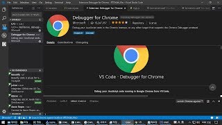 Debugger for Chrome with Visual Studio code [upl. by Ark]