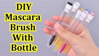 how to make mascara brush at homehomemade mascara brushmascara brush making at homesajal malik [upl. by Adina]