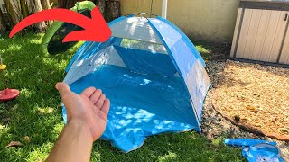 Venustas Beach Tent Review Is It Worth It Ultimate Lightweight Shelter [upl. by Aniratac182]