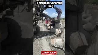 How to Make Tetrapods Concrete 😮PART1 shorts viralshorts subscribe [upl. by Nuahc]