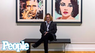 Johnny Depp Makes Over 36 Million After Debut Art Collection Sells Out in Hours  PEOPLE [upl. by Easlehc9]