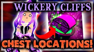 WICKERY CLIFFS 2022 CHEST LOCATIONS  ROYALE HIGH HALLOWEEN [upl. by Yasibit759]