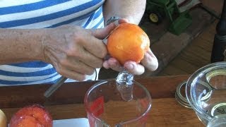 Easiest Way To Peel Peaches [upl. by Enyt]