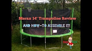 Review and Step by Step Guide How to Assemble It Merax 14 Trampoline [upl. by Raff]