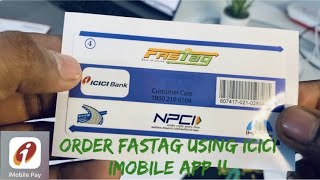 ICICI Fastag Unboxing  Transfer to ICICI Fastag from Paytm icicifastag icicibank fastag [upl. by Filiano]