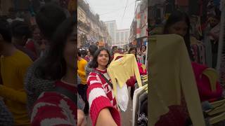 Sarojini Nagar Winter Shopping With Mom 🛍️❄️ minivlog shorts sarojininagar shopping upsc [upl. by Klockau778]