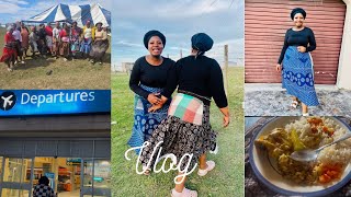 VLOG Attending a funeral in the Eastern Cape Makoti duties Raw rural content SA YouTuber… [upl. by Sinnard997]