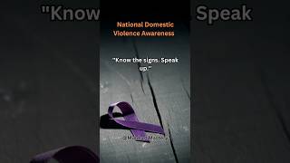 Know the Signs Speak Up Domestic violence awareness shorts subscribe [upl. by Nilok]