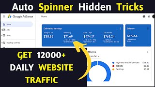 free traffic using Wp Auto Spinner plugin in Hindi 2023 [upl. by Kurth]