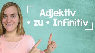 German Lesson 25  Adjektive  zu  Infinitive  B2 [upl. by Chavaree]