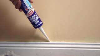 Selleys  How To Fill Gaps In Skirting Boards using No More Gaps  Product Demonstration [upl. by Kurman]