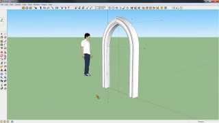 Sketchup Tutorial  Gothic Arc [upl. by Apfelstadt]