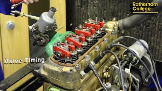 How to correctly time the Valve clearances on a 4 cylinder engine  Aaron Webb [upl. by Dympha]