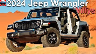 NEW 2024 Jeep Wrangler Willys 4xe  Visual REVIEW exterior interior [upl. by Ainsworth]