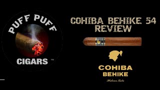 Cigar review Cohiba Behike 54 [upl. by Lenroc]