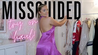 HUGE NEW IN MISSGUIDED TRY ON HAUL amp CODE  SIZE 1012 [upl. by Langille191]