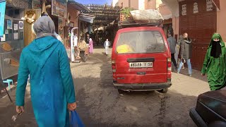 Walking Tour of Real MARRAKECH — Morocco Africa Video Walk【4K】🇲🇦 [upl. by Tahpos]