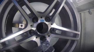 Diamond cut alloy wheel repair from Mike Brewer Motors [upl. by Ibmat]