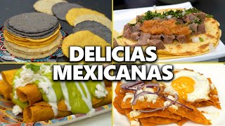 5 RECETAS MEXICANAS caseras con un sabor INCREÍBLE [upl. by Elita]