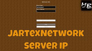 Minecraft JartexNetwork Server IP Address [upl. by Lorin901]