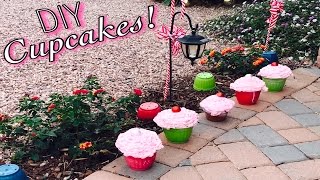 DIY CUPCAKE DECOR TUTORIAL  Candyland Christmas Decor [upl. by Montgomery]