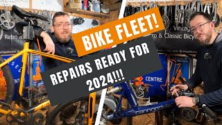 Bike fleet repairs  SS Gravel  650b Conversion  Brake Fix [upl. by Eidnam888]