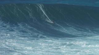 Nazare Epic Big Wave Surfing 141218 [upl. by Alegnat]