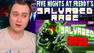 FNAF SONG quotSalvaged Ragequot ANIMATED  Reaction  Epic [upl. by Matelda286]