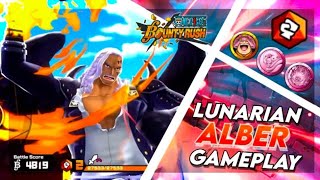 Lunarian Alber Gameplay ft ༆OYAJI  One Piece Bounty Rush opbr [upl. by Loydie]