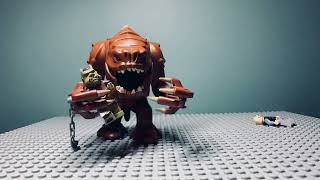 Lego rancor eats Gamorian guard 🤣 first attempt at a stop motion animation [upl. by Allit]