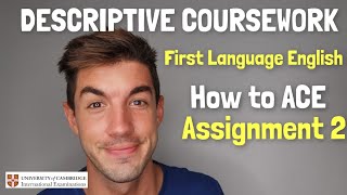 iGCSE First Language English  Writing to Describe Coursework TOP TIPS [upl. by Irol317]