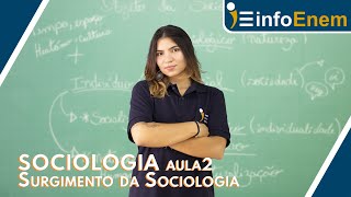 Sociologia  Aula 02  Surgimento da Sociologia InfoEnem Enem2022 [upl. by Ahsinal]