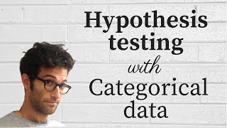 Categorical Data I Proportions testing  Z test  Chi Squared test [upl. by Dorr745]