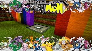 Minecraft  SkyMon  12 POKE PORT [upl. by Eanrahs]