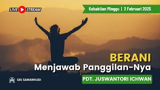 GKI Samanhudi  LIVE Streaming Kebaktian 1 [upl. by Oidgime547]