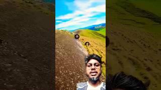 Two Wheels Toughest Race From 🏔️ Mountain  race challenge funny shorts shortsfeed [upl. by Eldora]