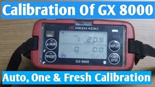 Calibration of Gas Detector GX 8000  What is calibration [upl. by Godliman]