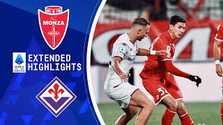 Monza vs Fiorentina  Extended Highlights  Serie A  CBS Sports Golazo [upl. by Lethia]