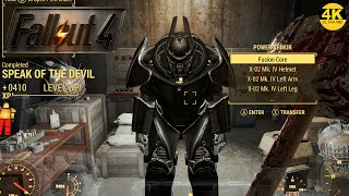 FALLOUT 4 SPEAK OF THE DEVIL MISSION WALKTHROUGH X02 POWER ARMOR  XBOX SERIES X 4K 60FPS [upl. by Selfridge]