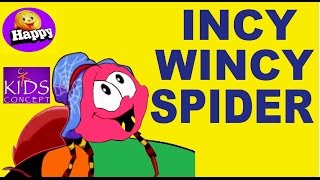 INCY WINCY SPIDER  with Lyrics [upl. by Walling599]