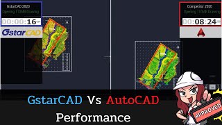 GstarCAD Vs AutoCAD Performance [upl. by Yerdua760]