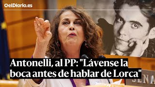 ANTONELLI al PP sobre la TAUROMAQUIA quotLávense la boca antes de hablar de FEDERICO GARCÍA LORCAquot [upl. by Oimetra402]