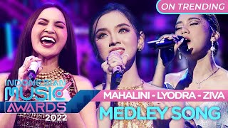 Mahalini X Lyodra X Ziva  Medley Song  Indonesian Music Awards 2022 [upl. by Fiester624]